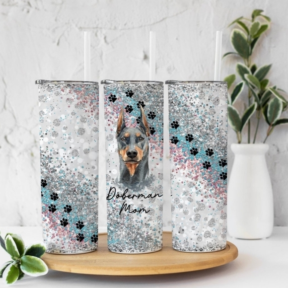 Other - Doberman Tumbler, Doberman Pinscher Tumbler, Doberman Mom Personaliz…